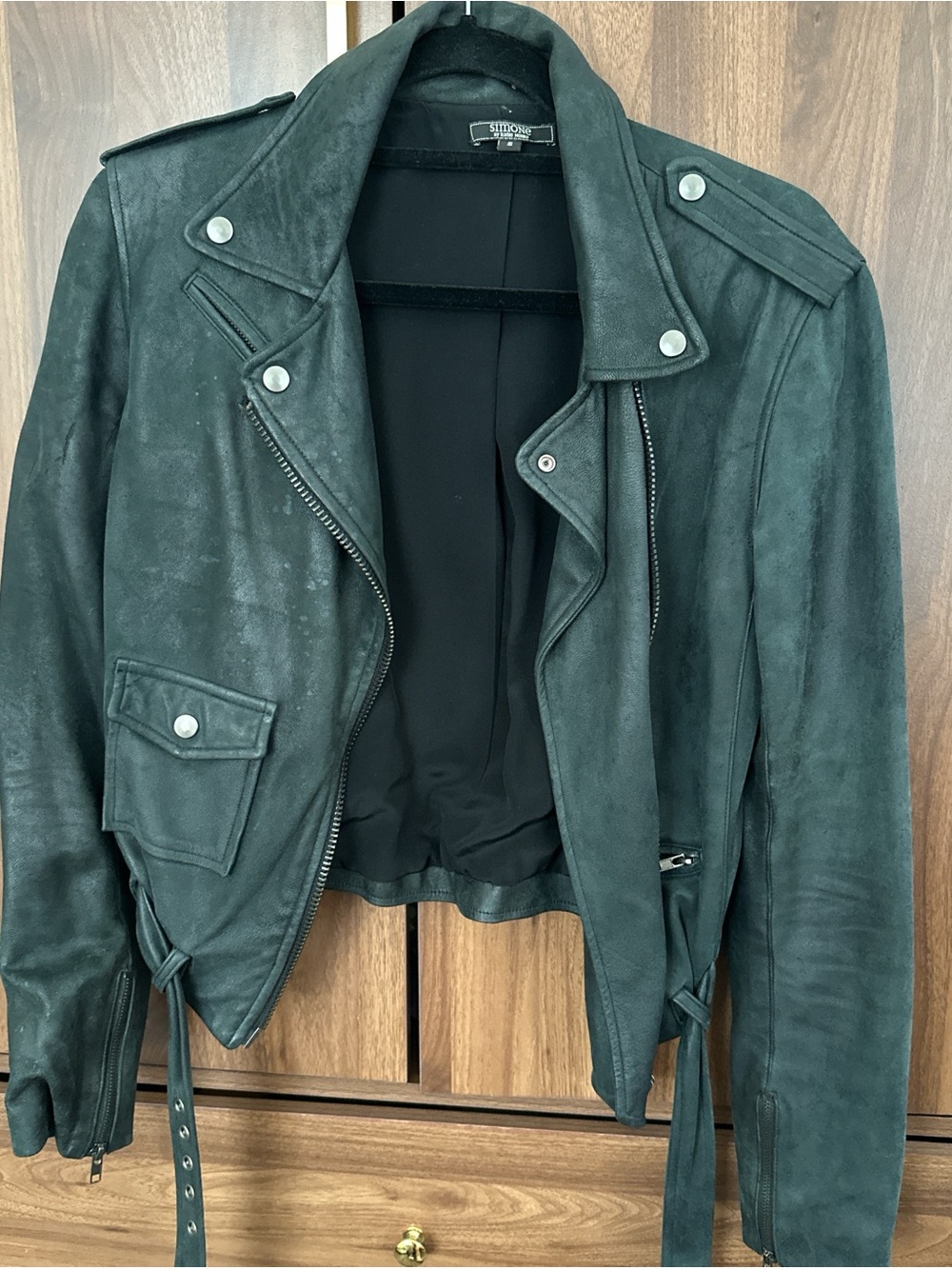 Simone by Katie Nehra 
leather jacket